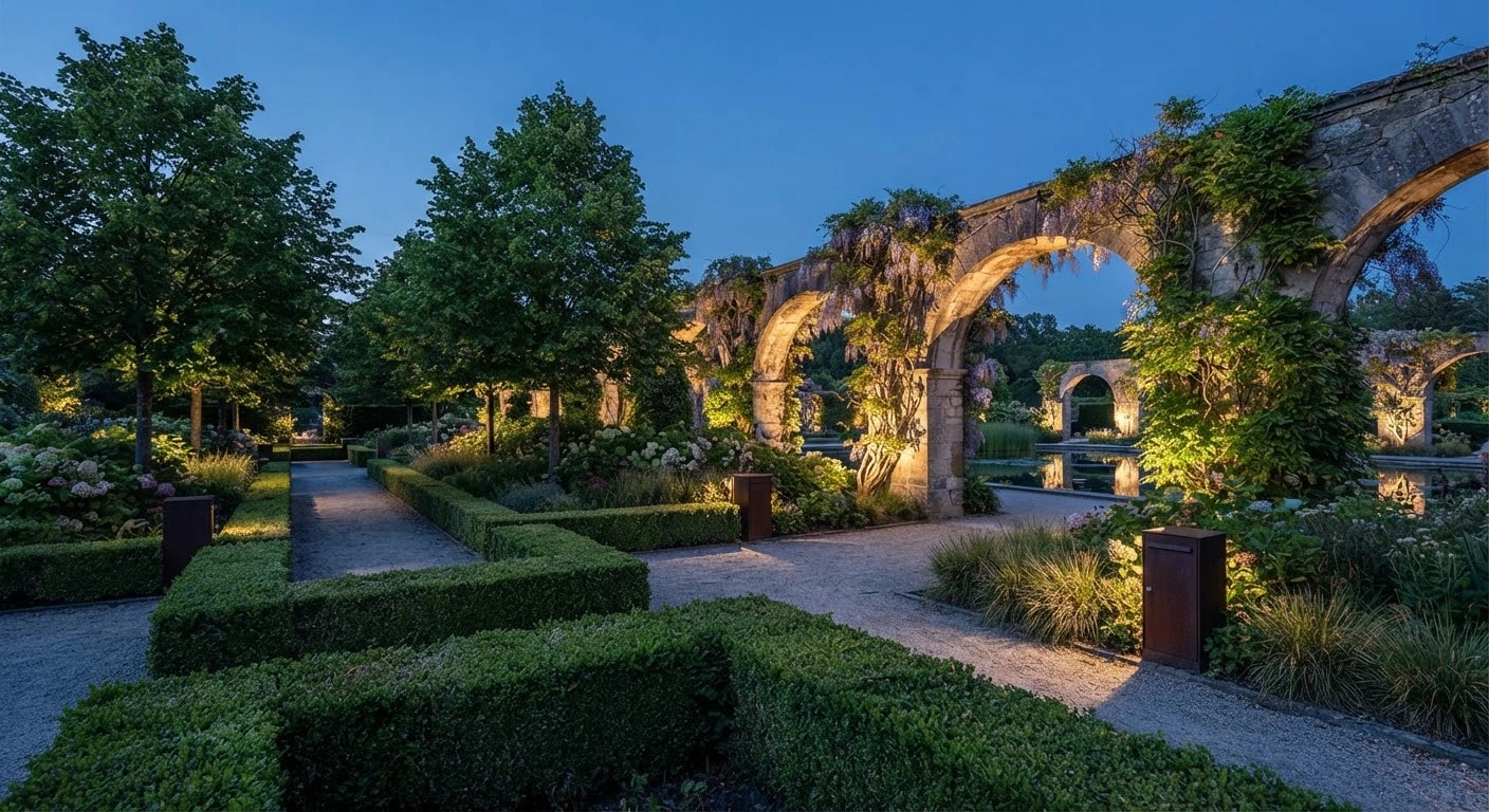 Outdoor landscape lighting application