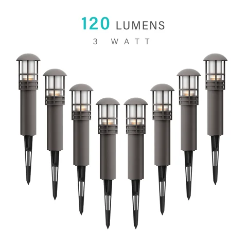 3W Low Voltage Path Lights — 8PK