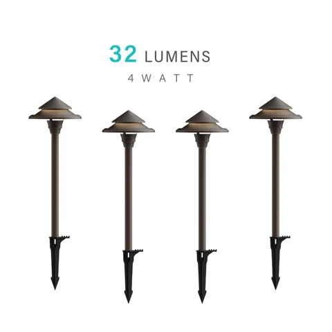 4W Low Voltage Path Lights — 4PK