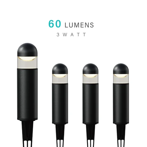 3W Low Voltage Path Lights — 4PK