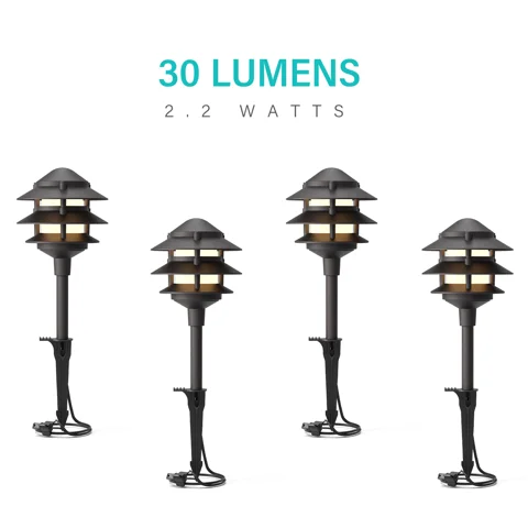 2.2 Watt Low Voltage Path Lights — 4PK