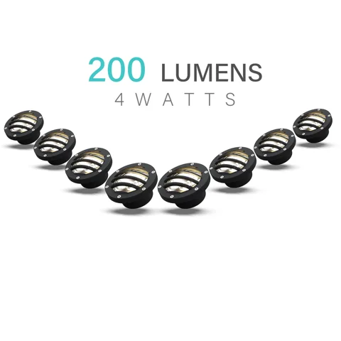 4 Watt In-Ground Landscape Lights — 8PK