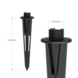 6PCS Metal Landscape Lighting Spikes Replacement Stakes for Low Voltage Landscape Lights