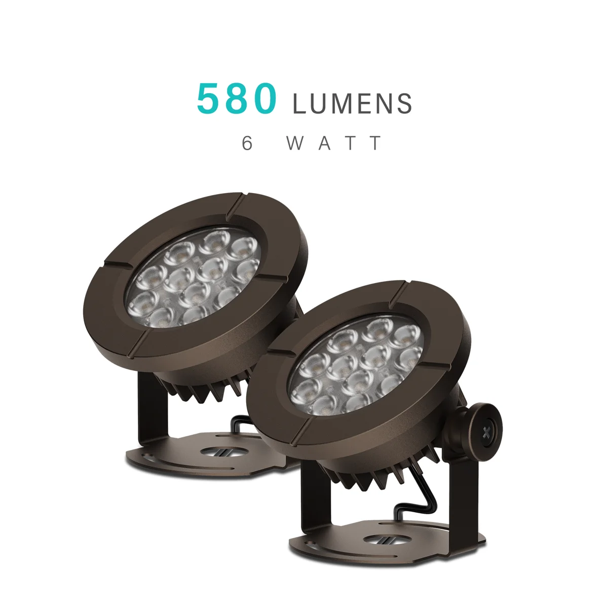 6W Underwater Pond Lights — 2PK
