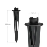 3/4 IN-14 NPSM 8.75IN Metal Spikes Stakes Replacement 6 Pack